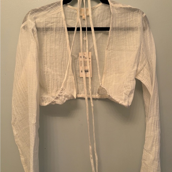 Brand new Monday Swimwear Azores Top Ivory Crinkle - Picture 5 of 6